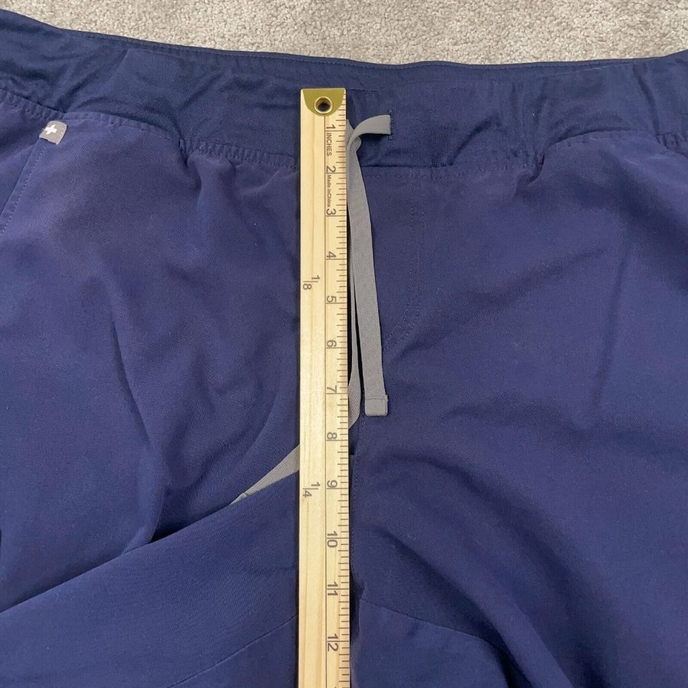 FIGS Zamora Jogger Scrub Pant Women's Size 2XL XXL Navy Blue Pockets Comfort - Picture 11 of 14